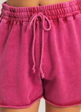 Load image into Gallery viewer, Dark Red Comfy Shorts