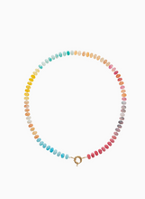 Load image into Gallery viewer, Stone Glass Mixed Colored Beads Necklaces
