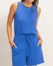 Load image into Gallery viewer, Cobalt Sleeveless Romper