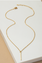 Load image into Gallery viewer, Balance Bar Make a Wish Necklace