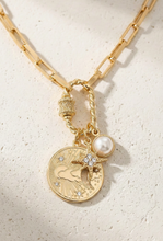 Load image into Gallery viewer, Gold Celestial Charm Chain Necklace