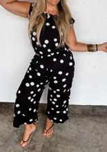 Load image into Gallery viewer, Black & White Polka Dot Comfy Sets