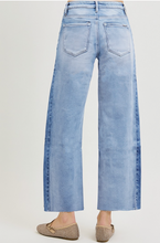 Load image into Gallery viewer, High-Rise 2-Tone Wide-Leg Jeans