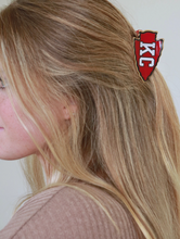Load image into Gallery viewer, KC Arrowhead Hair Clip