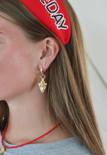 Load image into Gallery viewer, Arrowhead Huggie Earrings