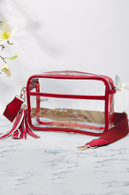 Load image into Gallery viewer, Clear Crossbody Camara Style Bag