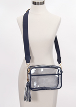 Load image into Gallery viewer, Clear Crossbody Camara Style Bag
