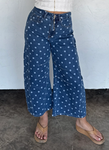Load image into Gallery viewer, Polka Dot Barrel Jeans