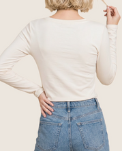 Load image into Gallery viewer, Super Soft Ivory Long Sleeve Top
