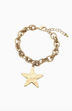 Load image into Gallery viewer, Chunky Star Charm Chain Bracelet