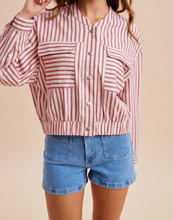 Load image into Gallery viewer, Red Stripe Jacket