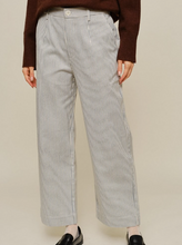 Load image into Gallery viewer, Black Pinstripe Pants