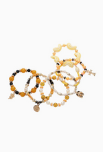 Load image into Gallery viewer, Golden Charm Bracelet Set