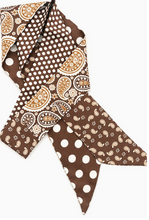 Load image into Gallery viewer, Brown Chic Skinny Scarf