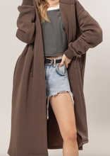 Load image into Gallery viewer, Chocolate Long Hoodie