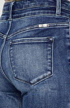 Load image into Gallery viewer, Dark Wide Flare Leg w/ Double Waistband