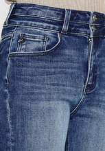 Load image into Gallery viewer, Dark Wide Flare Leg w/ Double Waistband