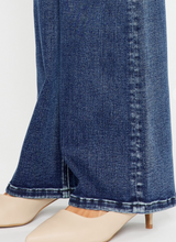 Load image into Gallery viewer, Dark Wide Flare Leg w/ Double Waistband