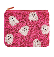 Load image into Gallery viewer, Halloween Beaded Zip Pouches