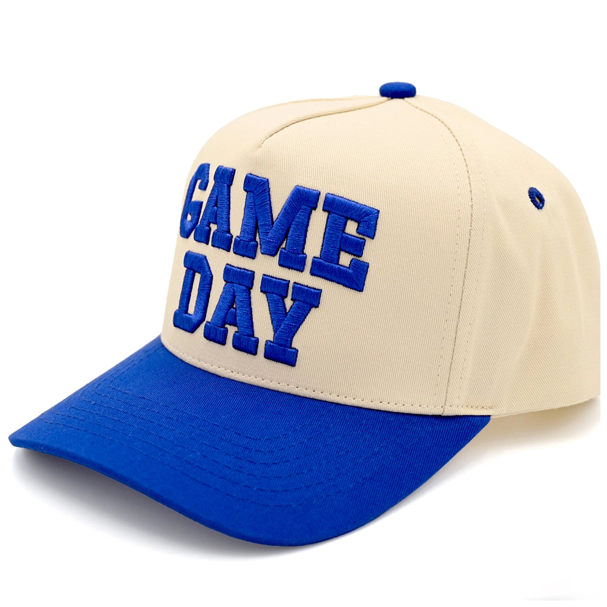 Game day Embroidered Blue Trucker Hat – STYLE HOUSE Boutique