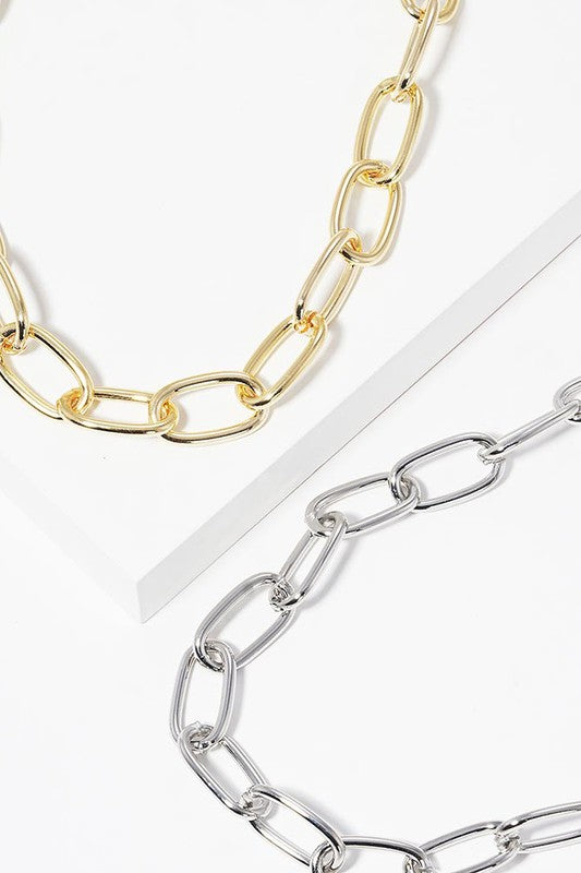 Oval Link Necklace