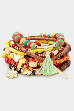 Load image into Gallery viewer, Wood Bead Bracelet Set
