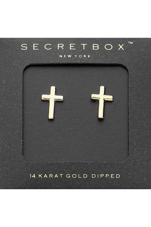 Cross Stud Earrings