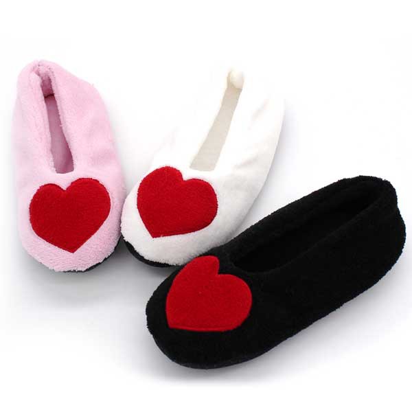 Comfy Heart Slippers