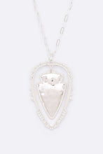 Load image into Gallery viewer, 2-Layered Arrowhead Pendant Necklace
