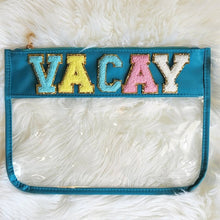 Load image into Gallery viewer, Varsity Letter Clear Pouches
