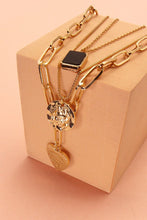 Load image into Gallery viewer, Multi Link Heart Layer Necklace
