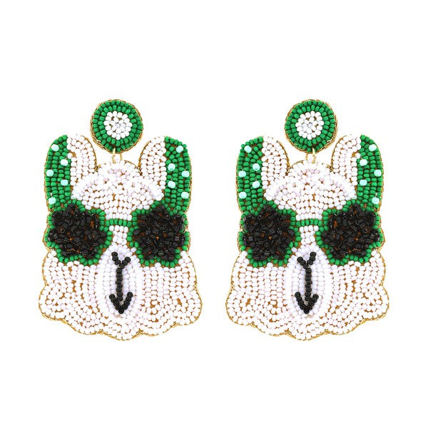 Llama St. Patrick's Day Earrings
