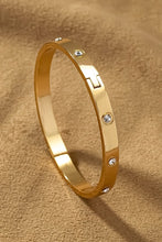 Load image into Gallery viewer, Brass Hinge Bangle Bracelet
