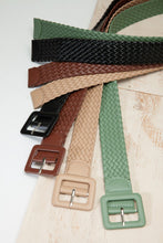 Load image into Gallery viewer, Braided Rectangle Buckle Belt

