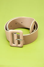 Load image into Gallery viewer, Leather Square Buckle Belt
