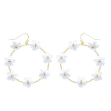 Load image into Gallery viewer, Circular Floral Earrings
