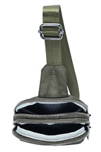 Load image into Gallery viewer, Gray Nylon Mini Sling Bag
