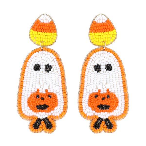 Ghost Bead Earrings