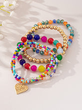 Load image into Gallery viewer, Multi-Color Boho Beaded Bracelet Set
