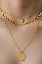 Load image into Gallery viewer, 18K Gold Plated Chain Layer Necklace
