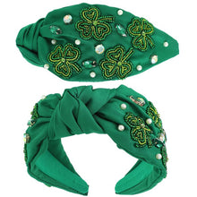 Load image into Gallery viewer, St. Patrick&#39;s Day Bead Seed Headbands
