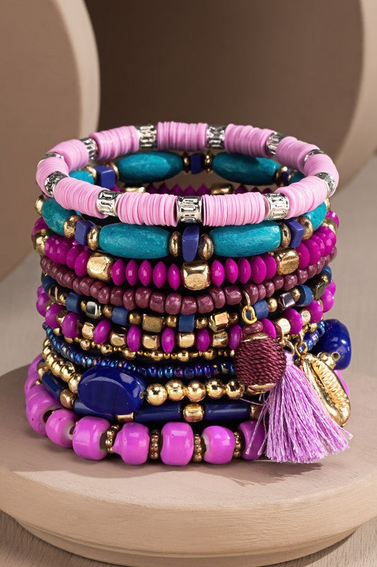 Purple Bracelet Set