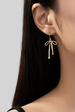 Load image into Gallery viewer, Bow Drop Earrings
