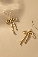 Load image into Gallery viewer, Bow Drop Earrings
