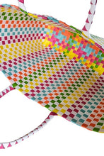 Load image into Gallery viewer, Basket Weave Pool/Beach Tote Bag
