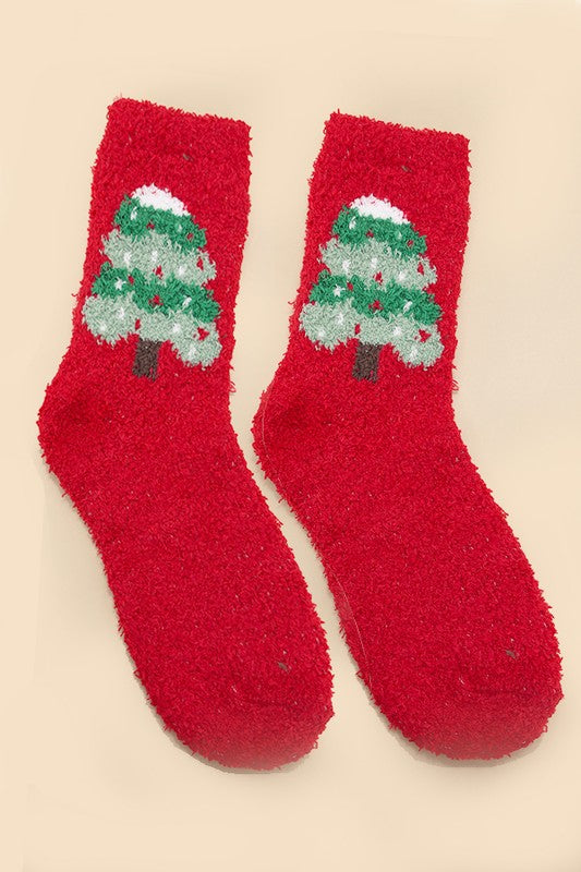 Christmas Fuzzy Socks