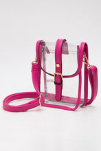 Load image into Gallery viewer, Clear Crossbody w Belt Buckle
