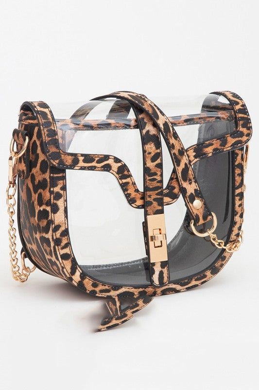 Clear Saddle Bag