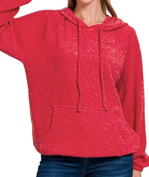 Red Hoodie Sweater