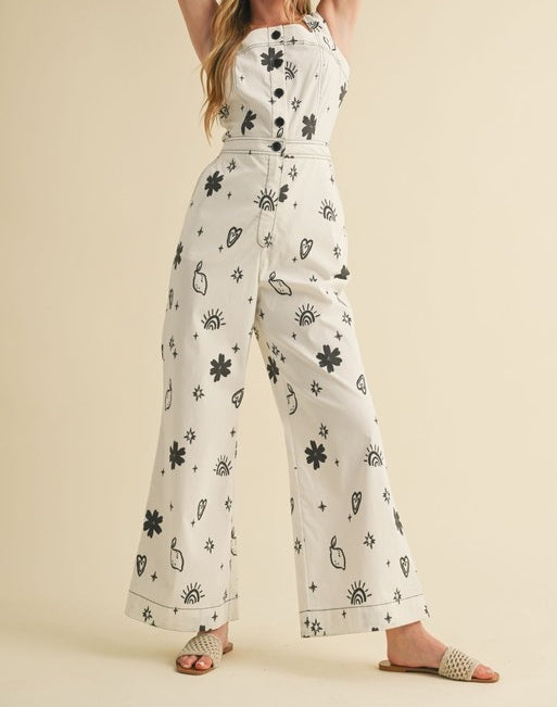 Off White Button Down Jumper